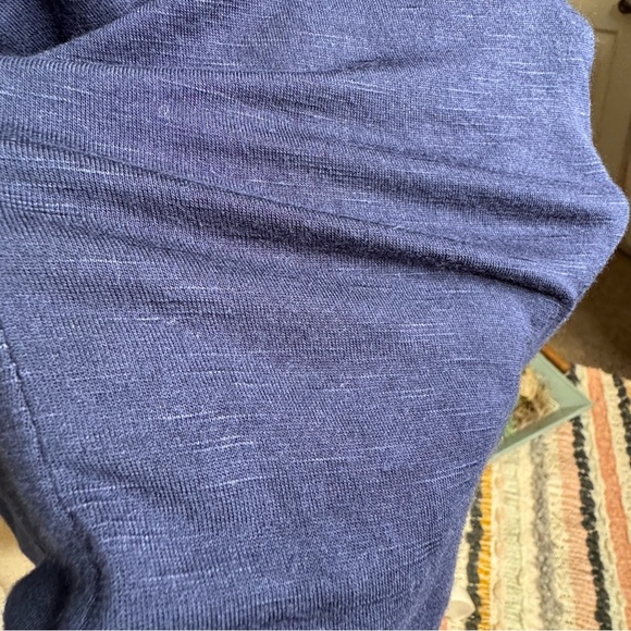 Blue Ruffle Short Sleeve Blouse - Size XL - Picture 4 of 7